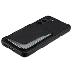 For Samsung Galaxy S24 Cell Phone Case Leather+PC+TPU Back Cover with Hidden Card Holder