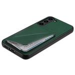 For Samsung Galaxy S24+ Cover Card Holder Kickstand Leather+PC+TPU Cell Phone Case