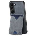 DENIOR For Samsung Galaxy S24 Celll Phone Case Card Holder Kickstand Back Cover