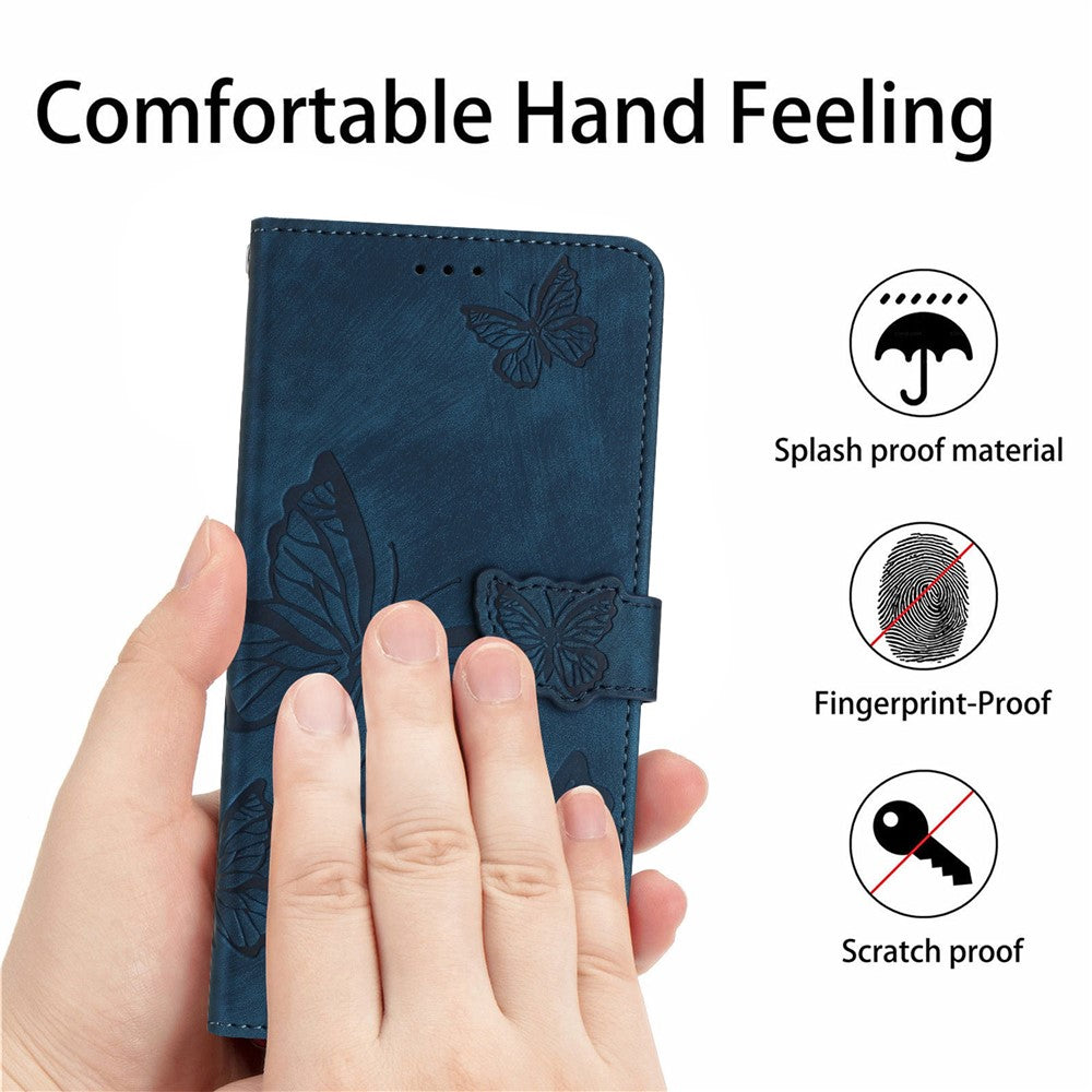 For Samsung Galaxy A35 5G Flip Phone Case PU Leather Butterflies Wallet Cover
