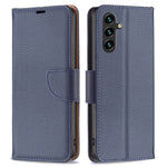 Til Samsung Galaxy A35 5G Pung Etui med Håndledsrem Litchi Tekstur Læder Telefon Stand Cover