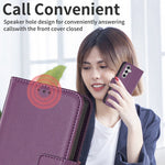 BINFEN COLOR BF17 Til Samsung Galaxy A35 5G Cover Pung Læder Telefoncover