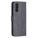 BINFEN COLOR til Samsung Galaxy A35 5G telefonetuier Pung Stander Geometrisk Præg Lædercover