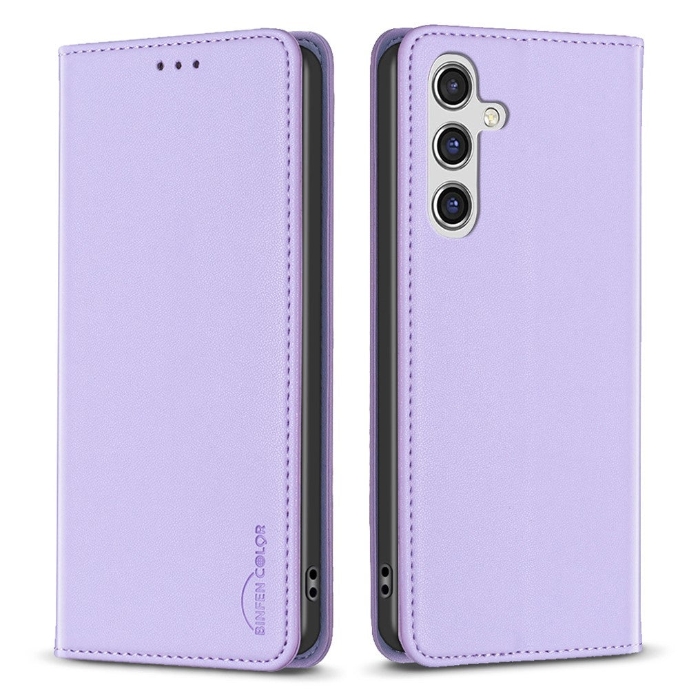BINFEN COLOR BF18 For Samsung Galaxy A35 5G Case PU Leather Card Holder Cover