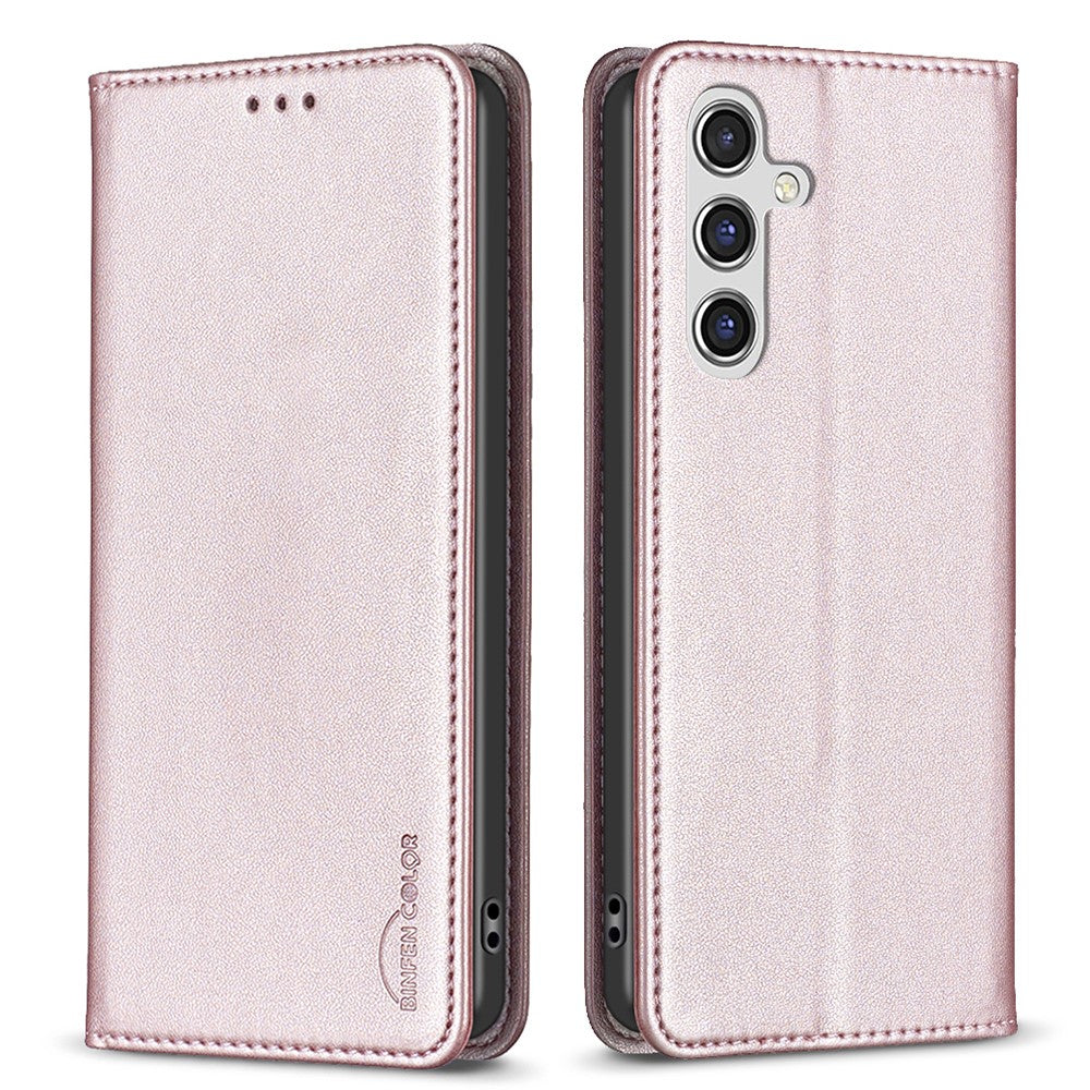 BINFEN COLOR BF18 For Samsung Galaxy A35 5G Case PU Leather Card Holder Cover