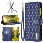 BINFEN COLOR BF Style-15 til Samsung Galaxy A35 5G Etui Lynlåslomme Telefonstativ Cover