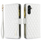 BINFEN COLOR BF Style-15 til Samsung Galaxy A35 5G Etui Lynlåslomme Telefonstativ Cover