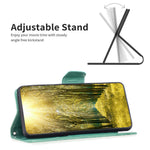 Til Samsung Galaxy A35 5G Cover Sommerfuglpræget Lædercover med Stativ og Pung