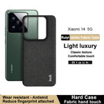 IMAK Ruiyi Series for Xiaomi 14 Case Cloth Texture Anti-scratch Phone Back Cover