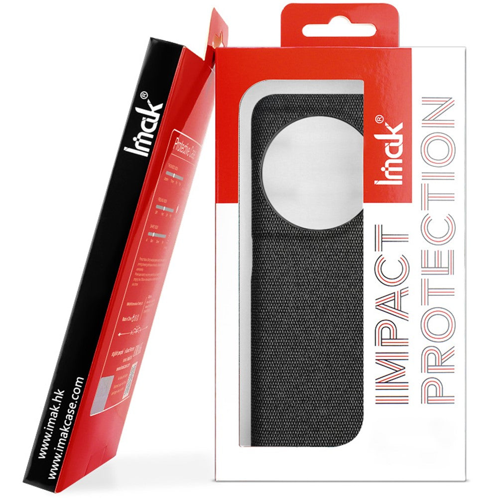 IMAK Ruiyi Series for Xiaomi 14 Case Cloth Texture Anti-scratch Phone Back Cover