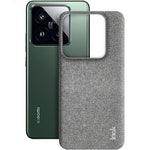 IMAK Ruiyi Series for Xiaomi 14 Pro Case PU Leather Coated PC Cloth Texture Phone Cover