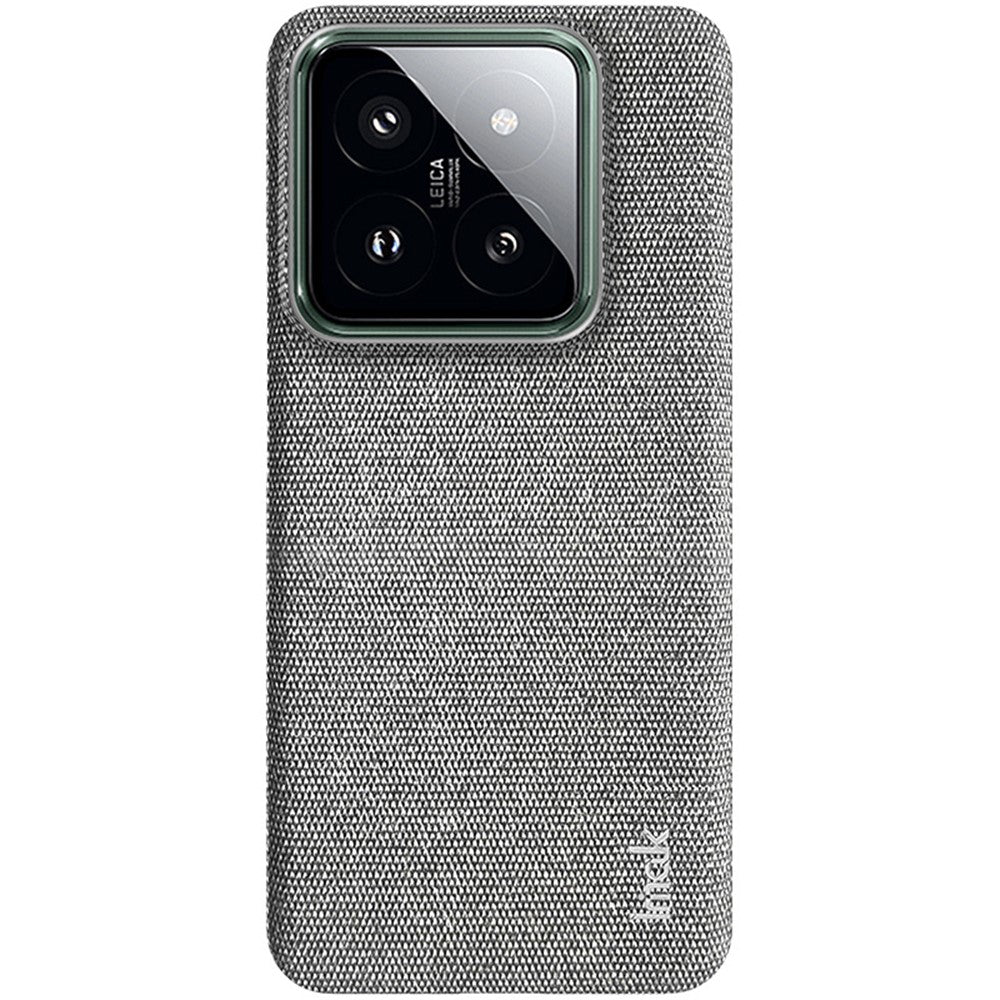 IMAK Ruiyi Series for Xiaomi 14 Pro Case PU Leather Coated PC Cloth Texture Phone Cover