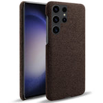 Phone Cover for Samsung Galaxy S24 Ultra Case Dustproof Cloth+PC Phone Shell