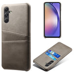 For Samsung Galaxy S24 Case PU+Hard PC Phone Protector with Dual Card Slots