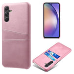 For Samsung Galaxy S24+ Cell Phone Case PU+Hard PC Anti-scratch Card Holder Back Shell