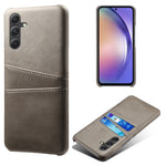 For Samsung Galaxy S24+ Cell Phone Case PU+Hard PC Anti-scratch Card Holder Back Shell