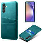 For Samsung Galaxy S24+ Cell Phone Case PU+Hard PC Anti-scratch Card Holder Back Shell