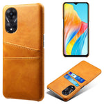 For Oppo A38 4G / A18 4G Case Drop-proof PU Leather+PC Phone Protector with 2 Card Holders