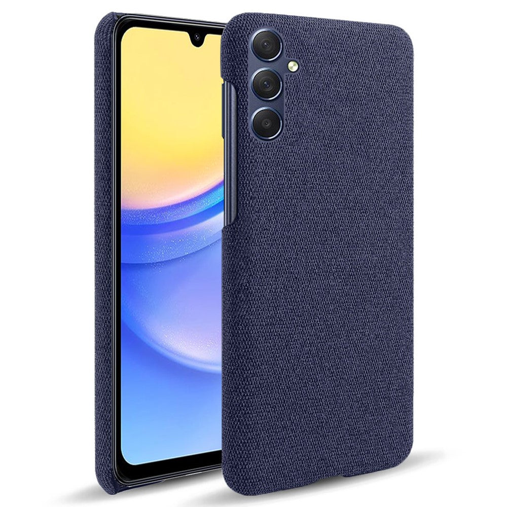 Til Samsung Galaxy A15 5G Cover Slankt Stødabsorberende Stof+PC Smartphone Cover