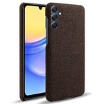 Til Samsung Galaxy A15 5G Cover Slankt Stødabsorberende Stof+PC Smartphone Cover