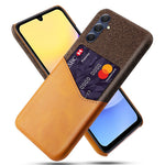 Til Samsung Galaxy A15 5G Mobiltelefoncover Stoftekstur PU+PC Bagcover