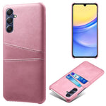 Til Samsung Galaxy A15 5G Cover Anti-fald PU Læder+PC Dobbelt Kortlommer Telefoncover