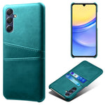 Til Samsung Galaxy A15 5G Cover Anti-fald PU Læder+PC Dobbelt Kortlommer Telefoncover