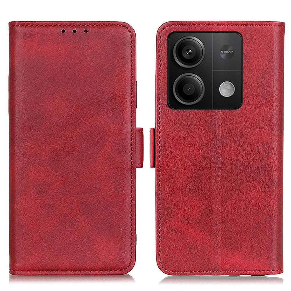 Xiaomi Redmi Note 13 5G / 13 5G (Kina) Läderfodral Magnetiskt Spänne Plånboksfodral