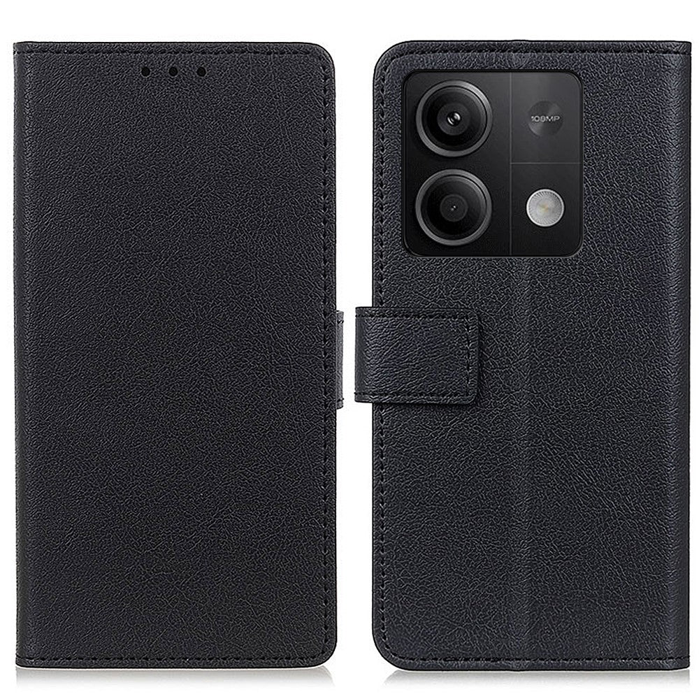For Xiaomi Redmi Note 13 5G / 13 5G (China) Case PU Leather Shockproof Phone Wallet Cover
