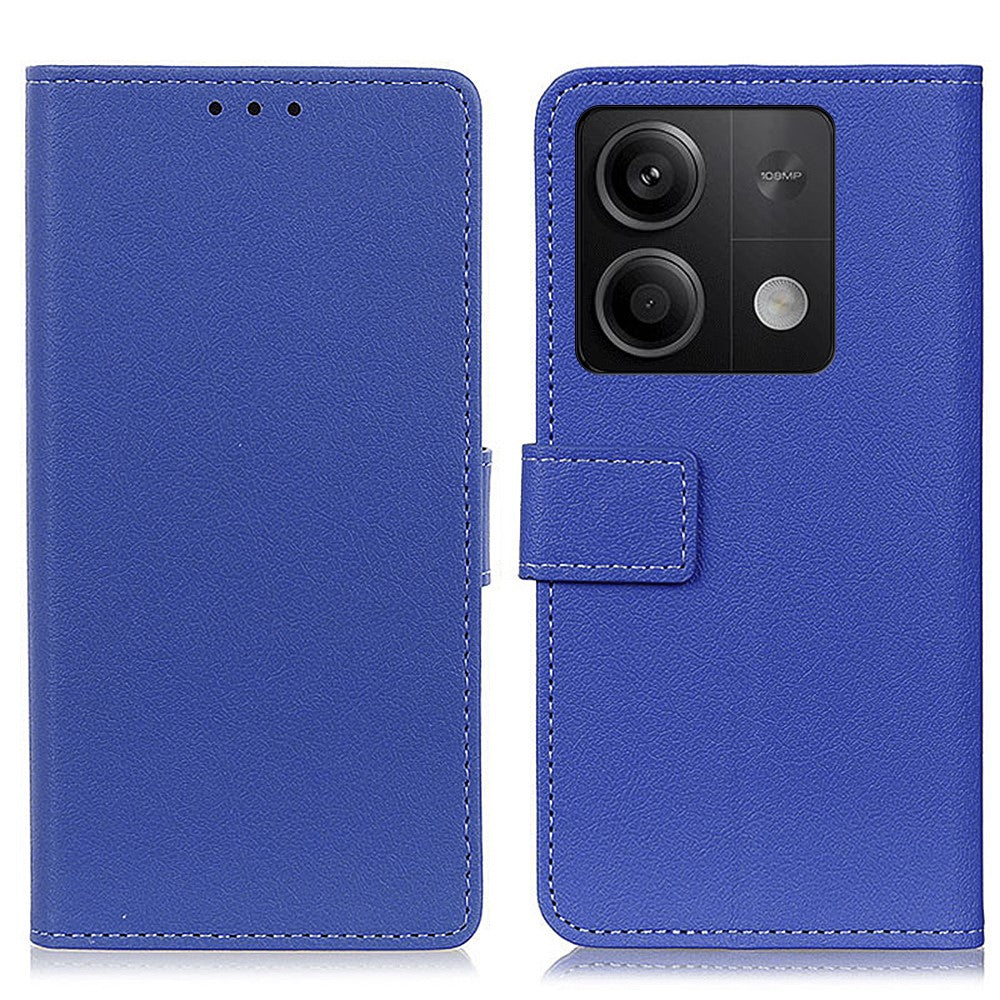 For Xiaomi Redmi Note 13 5G / 13 5G (China) Case PU Leather Shockproof Phone Wallet Cover