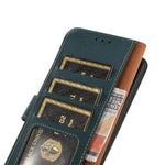 KHAZNEH For Xiaomi Redmi Note 13 Pro+ 5G Cell Phone Case Genuine Cow Leather Wallet Stand Protective Cover