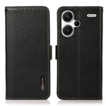KHAZNEH For Xiaomi Redmi Note 13 Pro+ 5G Wallet Phone Case RFID Blocking Stand View Cover