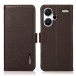 KHAZNEH For Xiaomi Redmi Note 13 Pro+ 5G Wallet Phone Case RFID Blocking Stand View Cover