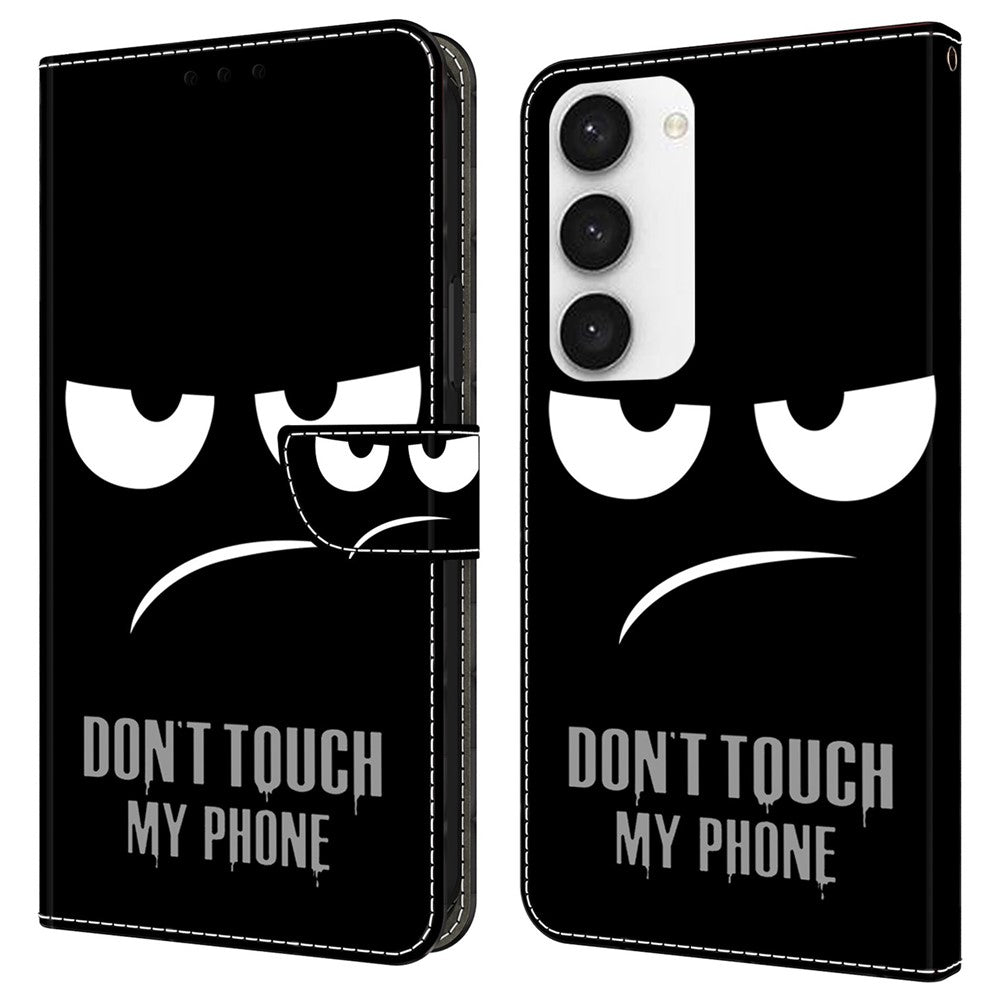 For Samsung Galaxy S24+ Case Shockproof PU Leather 3D Pattern Phone Wallet Cover