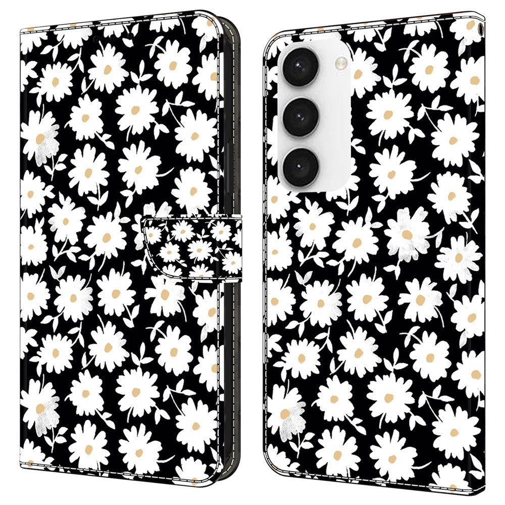 For Samsung Galaxy S24+ Case Shockproof PU Leather 3D Pattern Phone Wallet Cover
