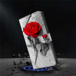 For Samsung Galaxy S24 Cell Phone Case Leather 3D Pattern Card Slot Protective Cover