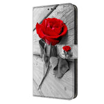 For Samsung Galaxy S24 Cell Phone Case Leather 3D Pattern Card Slot Protective Cover