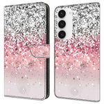 For Samsung Galaxy S24 Cell Phone Case Leather 3D Pattern Card Slot Protective Cover