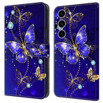 For Samsung Galaxy S24 Case 3D Pattern Printing Anti-drop Leather Cover