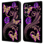 For Samsung Galaxy S24 Case 3D Pattern Printing Anti-drop Leather Cover
