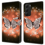 For Samsung Galaxy S24+ Case Stand Wallet Leather Cover with 3D Pattern Printing