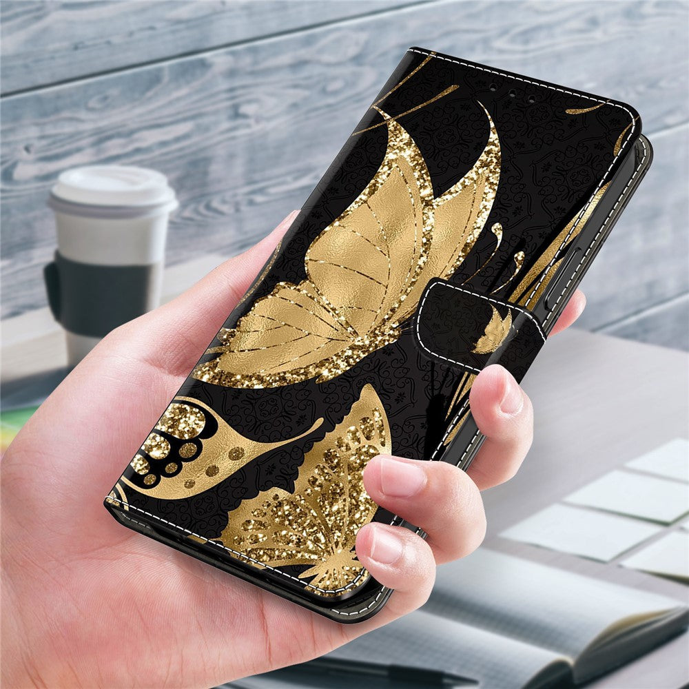 For Xiaomi Redmi 13C 4G / 13C 5G / Poco C65 4G / Poco M6 5G / 13R 5G Phone Case PU Leather 3D Pattern Flip Folio Cover