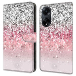 Oppo A98 5G / A1 5G PU-läderfodral med 3D-mönster, mobilmobilskal