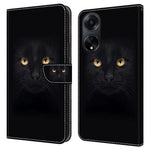 Oppo A98 5G / A1 5G PU-läderfodral med 3D-mönster, mobilmobilskal
