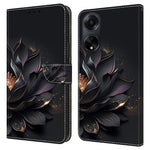 Oppo A98 5G / A1 5G PU-läderfodral med 3D-mönster, mobilmobilskal