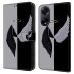 Oppo A98 5G / A1 5G PU-läderfodral med 3D-mönster, mobilmobilskal