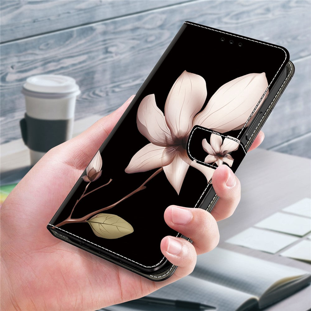 Xiaomi 14 Plånboksfodral med 3D-mönster i PU-läder, stativ och mobilfodral