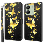 For Xiaomi Redmi 13C 4G / 13C 5G / Poco C65 4G / Poco M6 5G / 13R 5G Phone Case PU Leather 3D Pattern Stand Cover