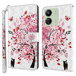 For Xiaomi Redmi 13C 4G / 13C 5G / Poco C65 4G / Poco M6 5G / 13R 5G Phone Case PU Leather 3D Pattern Stand Cover