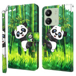 For Xiaomi Redmi 13C 4G / 13C 5G / Poco C65 4G / Poco M6 5G / 13R 5G Phone Case PU Leather 3D Pattern Stand Cover